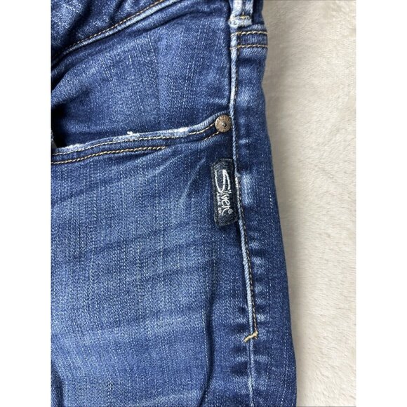 Silver Jeans Avery Super Skinny Womens Size 18 / 31L Blue Medium - Picture 3 of 12